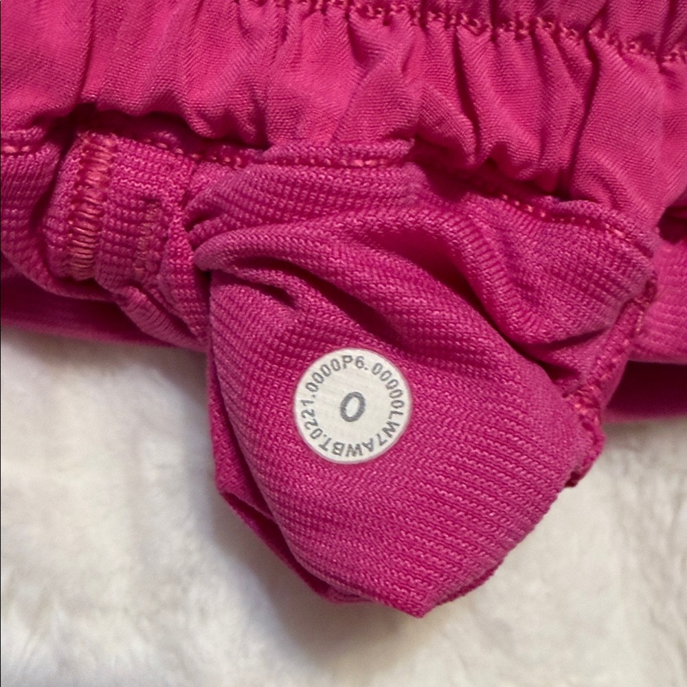 lululemon athletica Women's Vibrant Pink Athletic Shorts - Picture 3 of 5